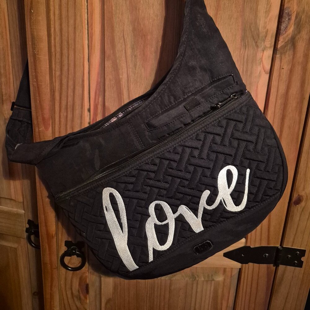 Lug canopy hobo bag